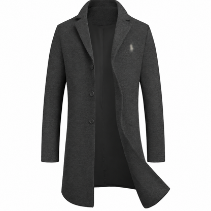 🔥 BESTSELLER | 3PCS $24.95 | Men's Classic Single-Breasted Overcoat
