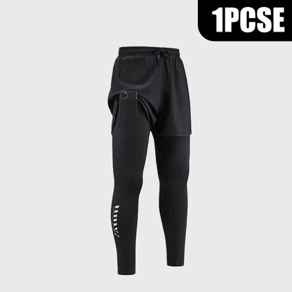 Men's 2-in-1 Compression Shorts | Lightweight Breathable Running Shorts