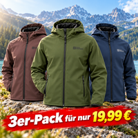 3er-Packung (Braun + Olivgrün + Dunkelblau)