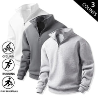 Light gray + dark gray + white