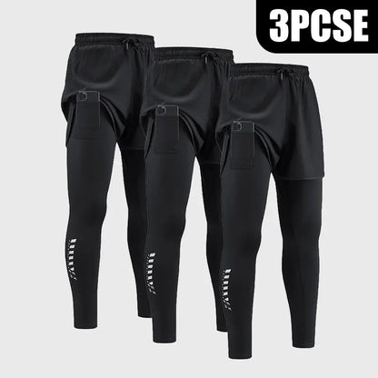 Men's 2-in-1 Compression Shorts | Lightweight Breathable Running Shorts