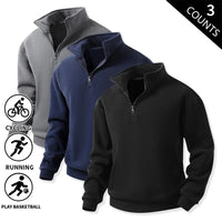 Black + Navy Blue + Dark Gray